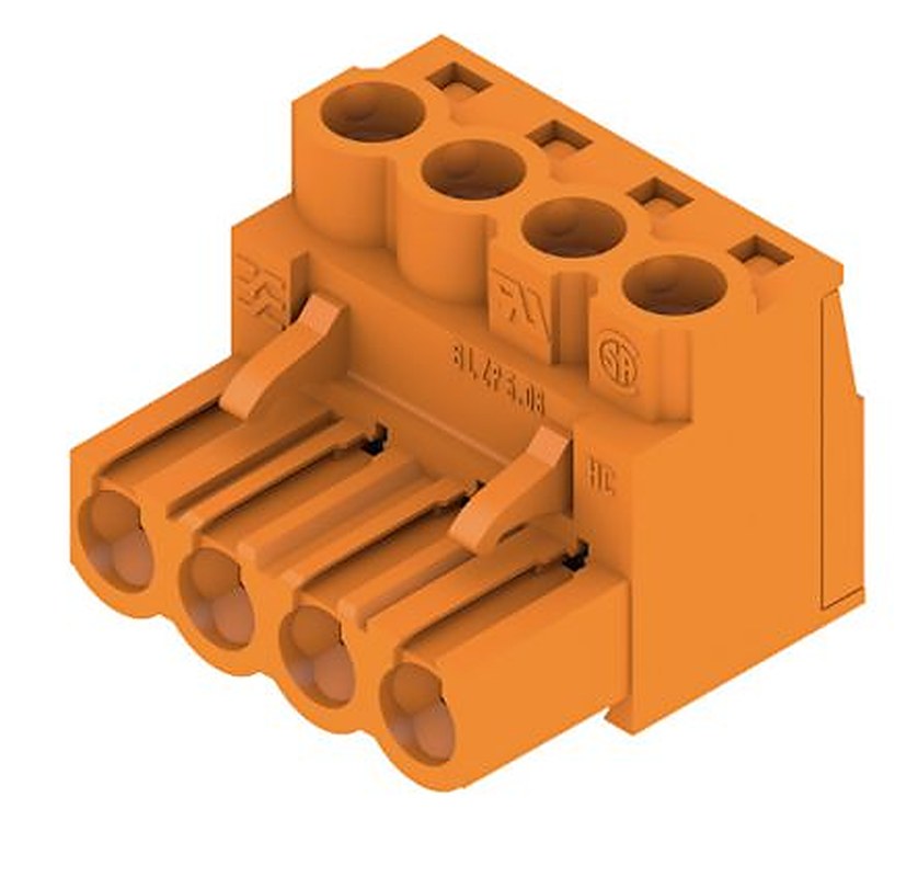 Weidmüller BL Series Pluggable Terminal Block, 4-Contact, 5.08 mm Pitch, 1 Row, 1943600000