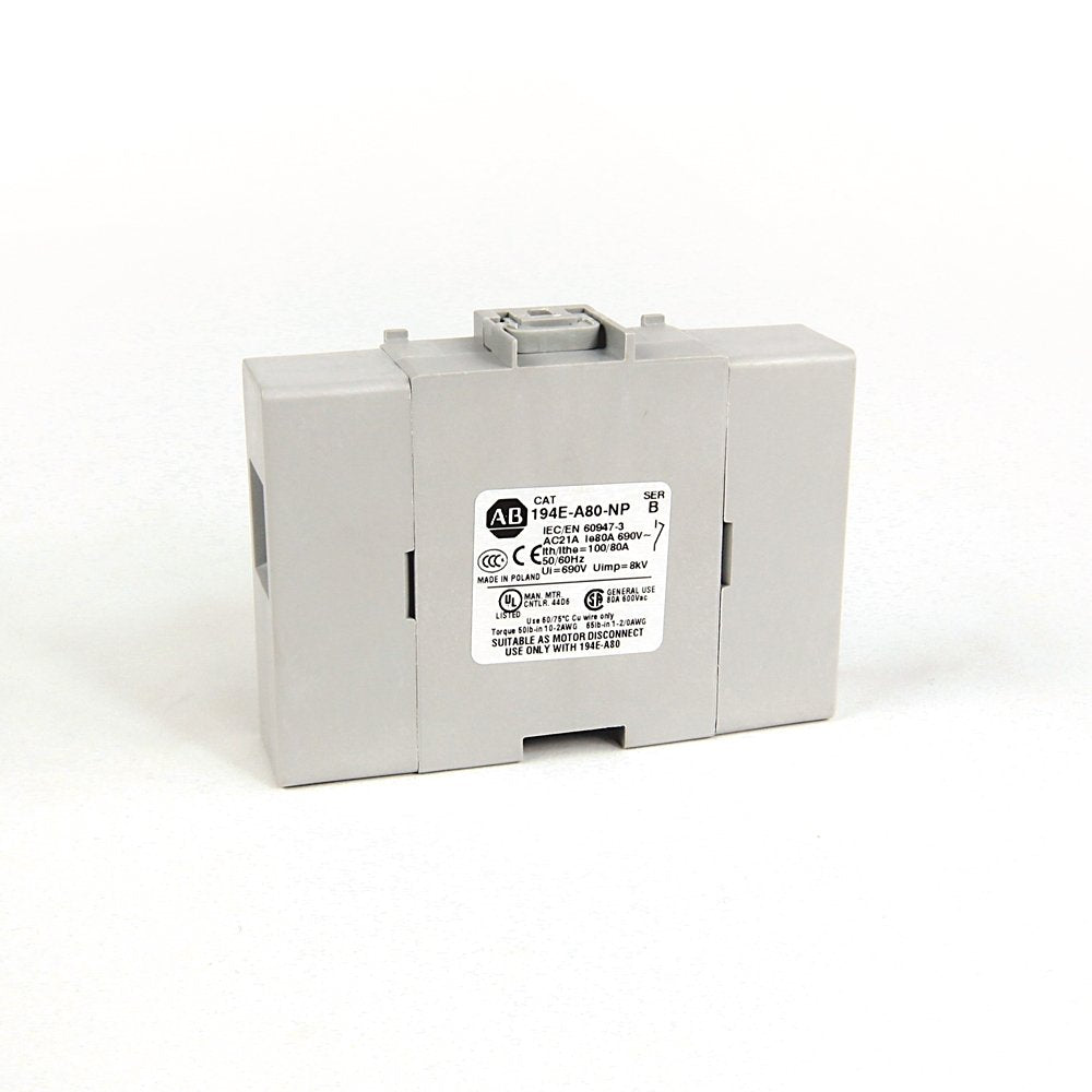 IEC Load Switch, Open - Base / DIN Rail, OFF-ON 90°, 80A, 3 Poles