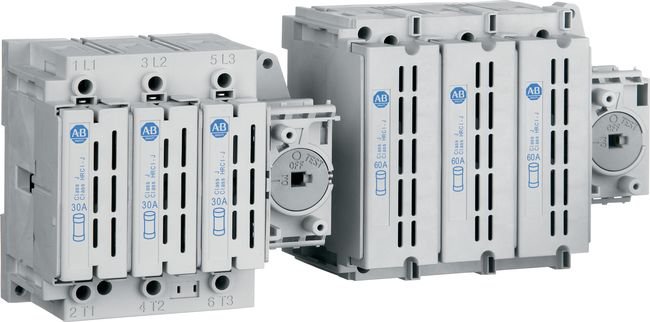 194R Fused and Non-Fused Disconnected Switches, Open, Non-Fused IEC, 125 A, 3 Pole ,