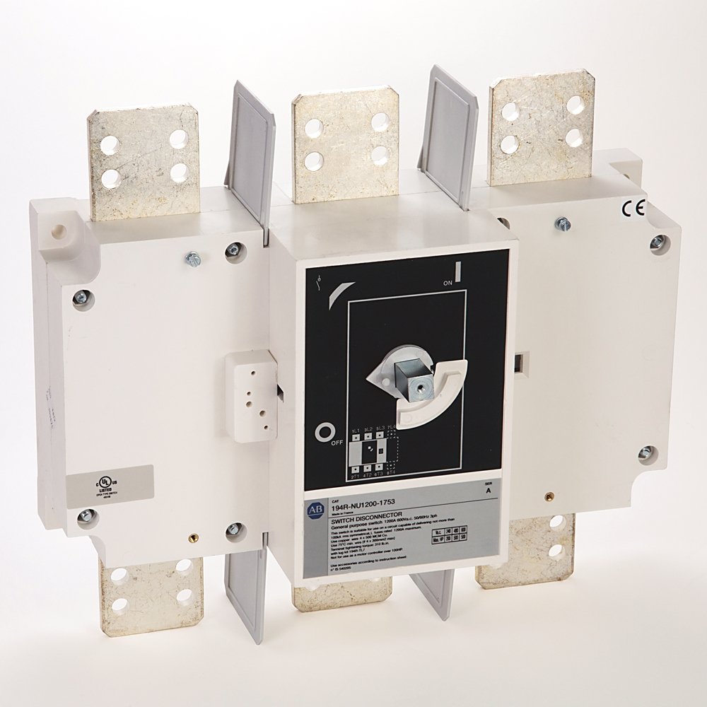194R Fused and Non-Fused Disconnected Switches, Open, Non-Fused UL1200 A3 Pole ,
