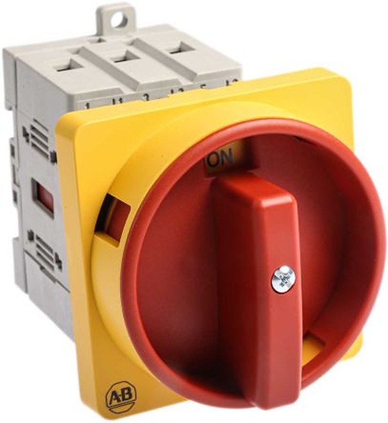 Allen Bradley 3-Pole DIN Rail Isolator Switch -, IP66, 32A, 15 kW