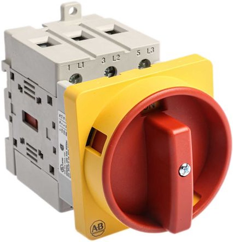 Allen Bradley 3-Pole Panel Isolator Switch -, IP66, 63A, 22 kW