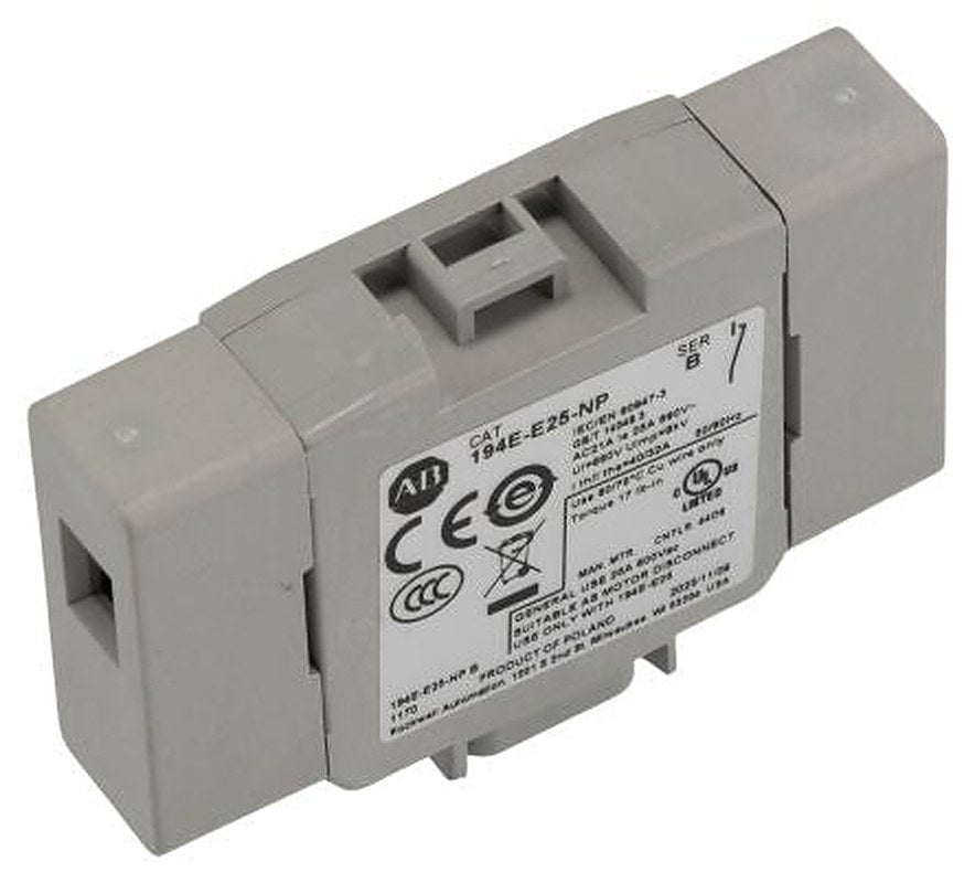 Allen Bradley Switch Disconnector Auxiliary Switch, 194E Series for Use with 194E-E25