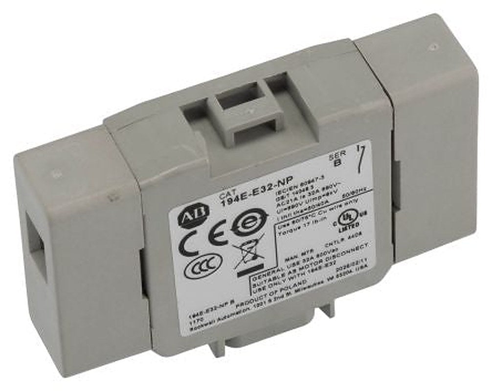 Allen Bradley Switch Disconnector Auxiliary Switch, 194E Series for Use with 194E-E32