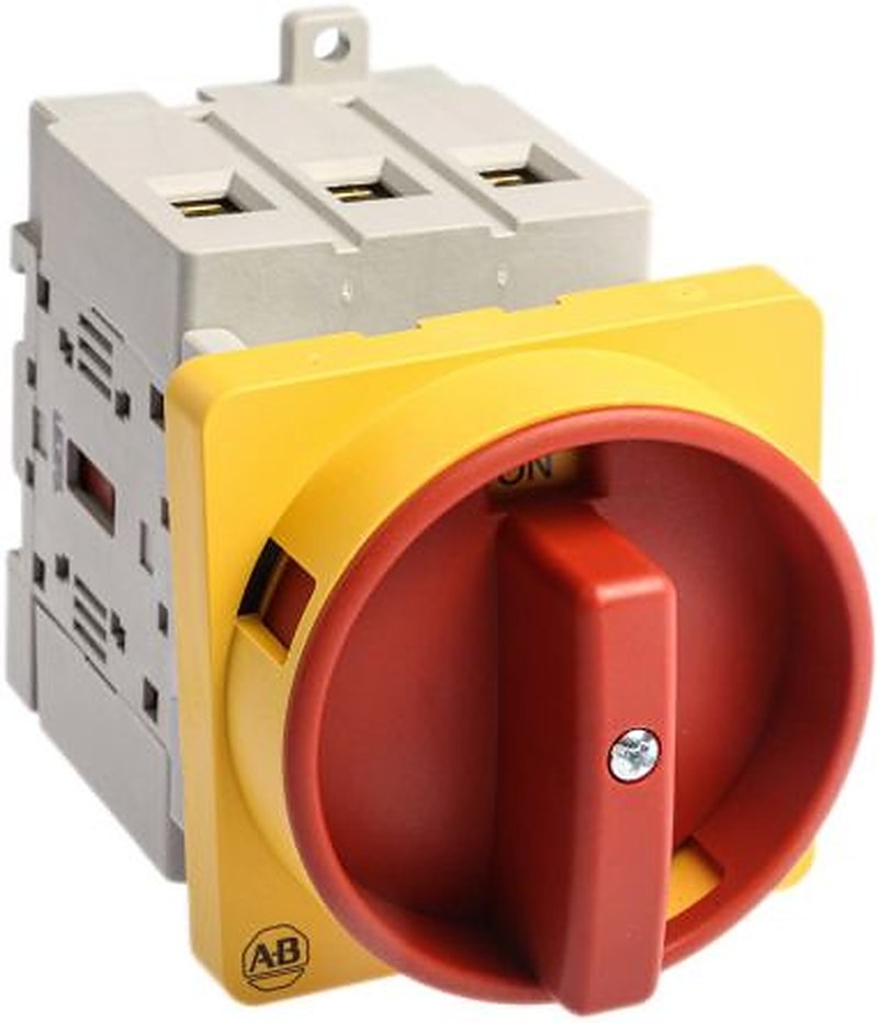 Allen Bradley 3-Pole Panel Mount Isolator Switch -, IP66, 63A, 22 kW