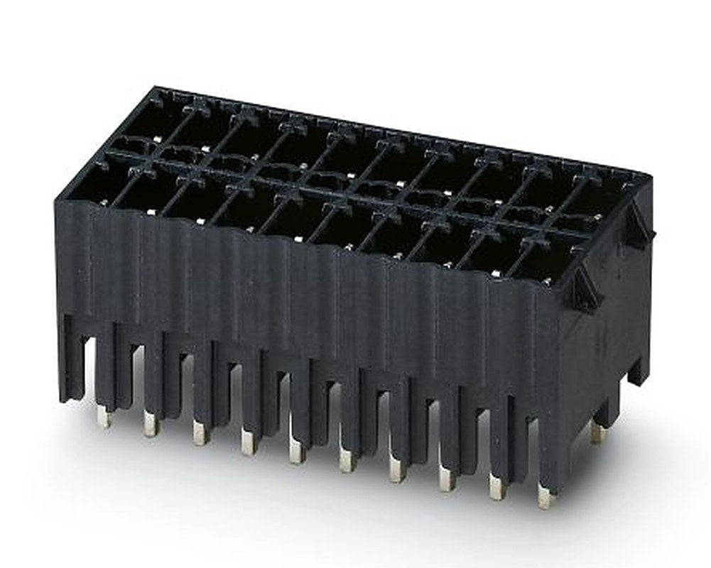 Phoenix Contact MCDNV 1.5/12-G1-3.5 RNP26THR Series Pluggable Terminal Block, 12-Contact, 3.5 mm Pitch, 2 Row, 1952694