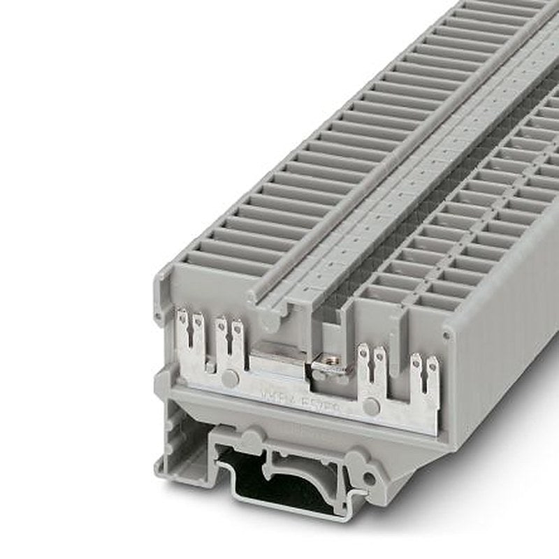 Phoenix Contact 1953017 UVKB 4-FS/FS (8-2.8-0.8) Series Feed Through Terminal Block Grey, 4mm², 1-Level, Screw
