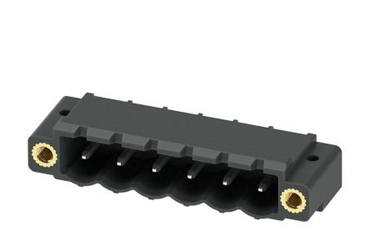 Phoenix Contact CC 2.5/ 6-GF-5.08 P26THR Series Pluggable Terminal Block, 6-Contact, 5.08 mm Pitch, 1 Row, 1954731
