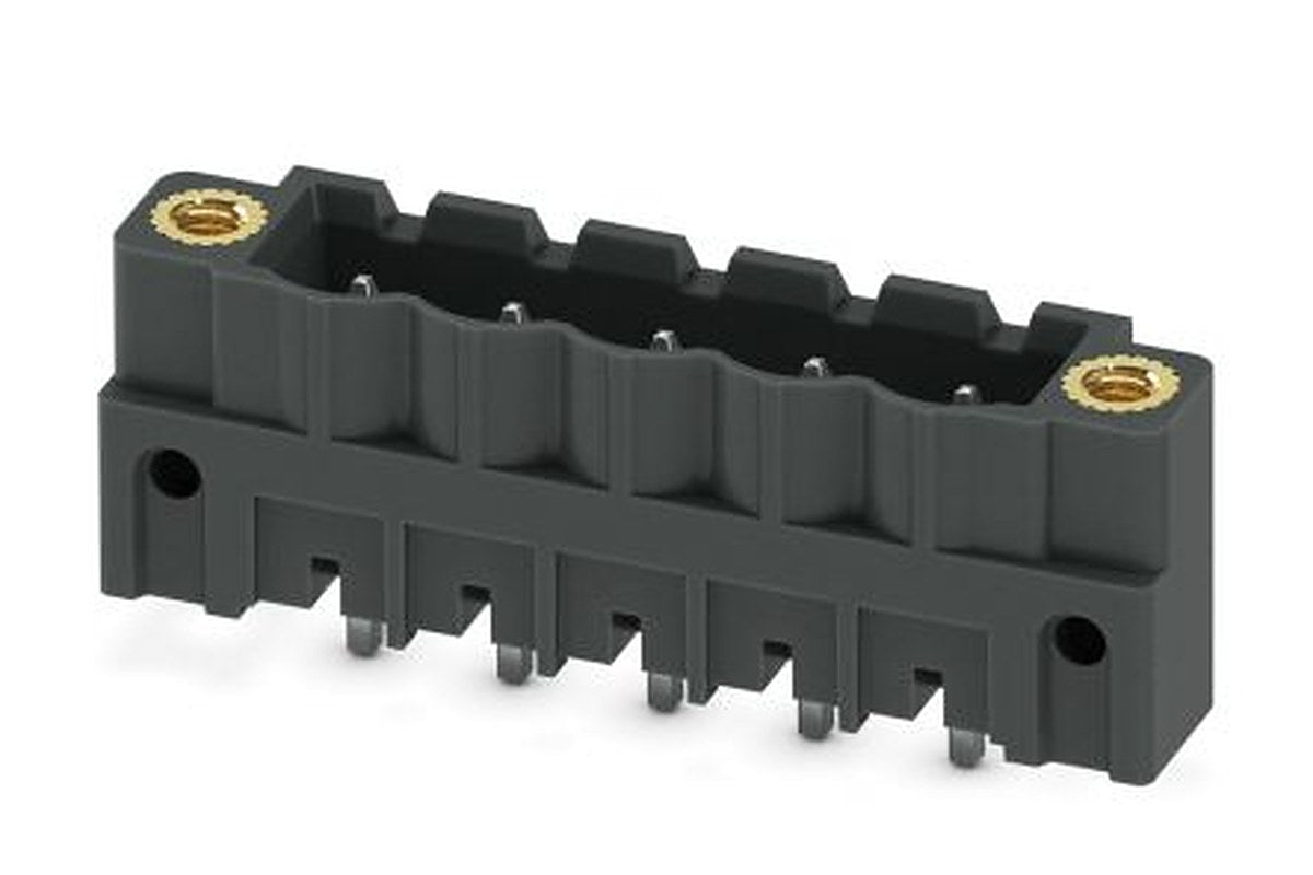 Phoenix Contact CCV 2.5/ 5-GF-5.08 P26THR Series Pluggable Terminal Block, 5-Contact, 5.08 mm Pitch, 1 Row, 1955662