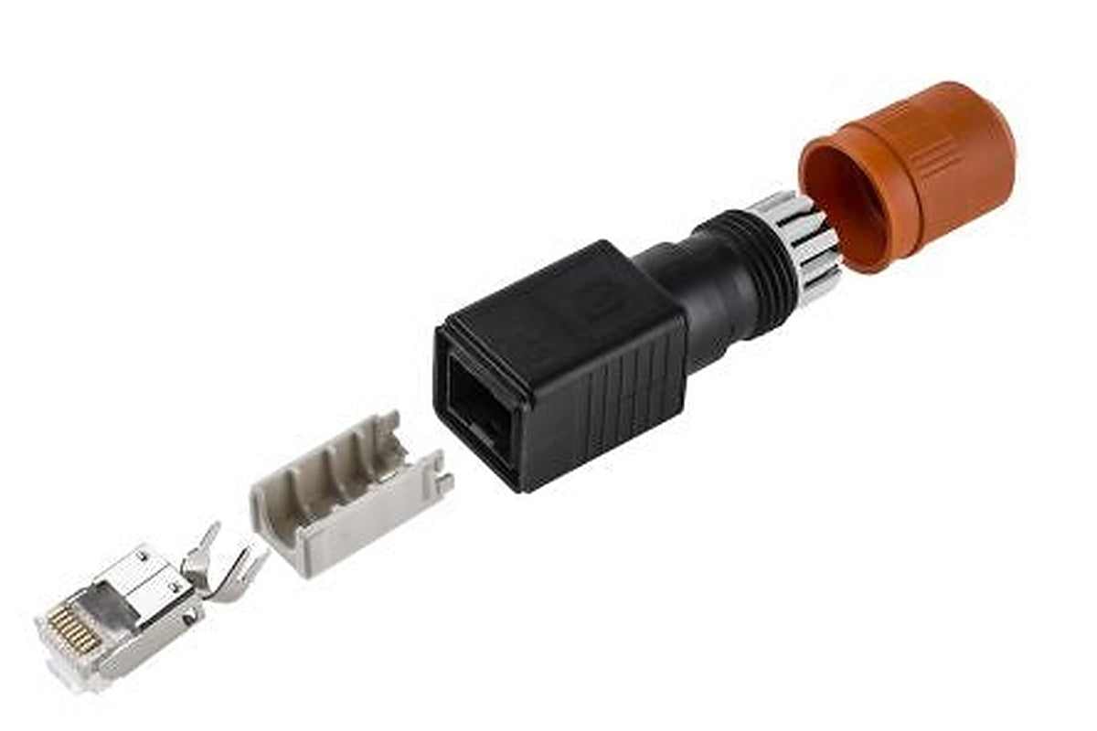 Weidmüller 1987236 Series RJ45 Connector Male Shielded Straight 1 Port