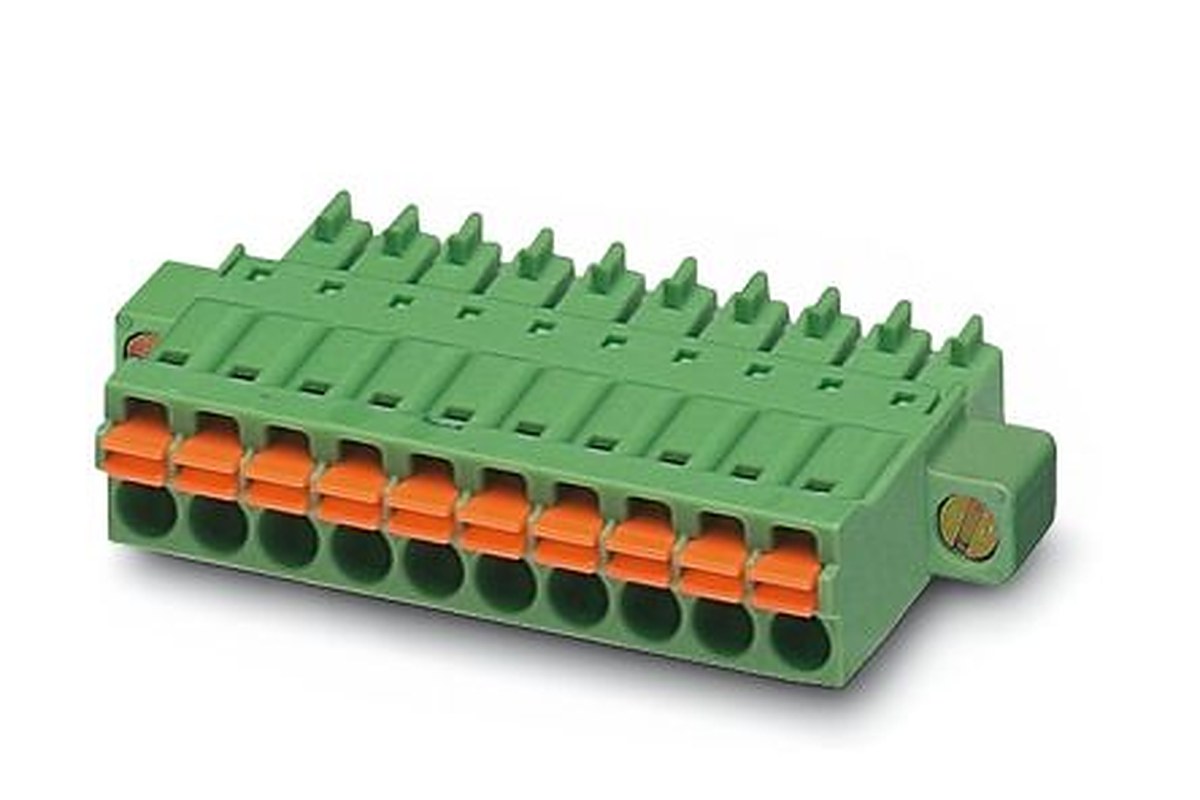 Phoenix Contact FMC 1.5/13-STF-3.5 Series Pluggable Terminal Block, 13-Contact, 3.5 mm Pitch, 1 Row, 1966208