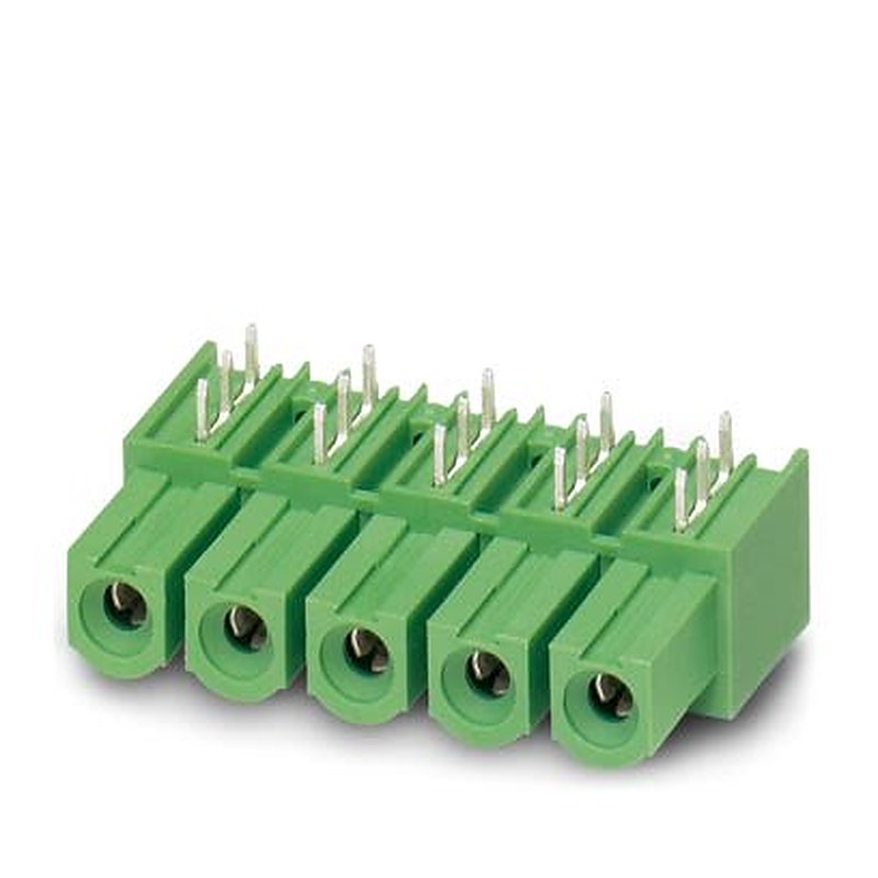Phoenix Contact IPC Series 180° Wave Soldering Mount PCB Header, 5 Contact(s), 10.16 mm Pitch, 1 Row, Unshrouded