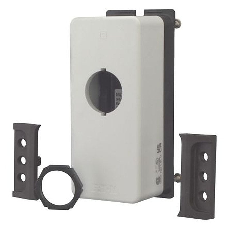 Eaton Grey Plastic M22 Push Button Enclosure - 1 Hole 22 mm Diameter