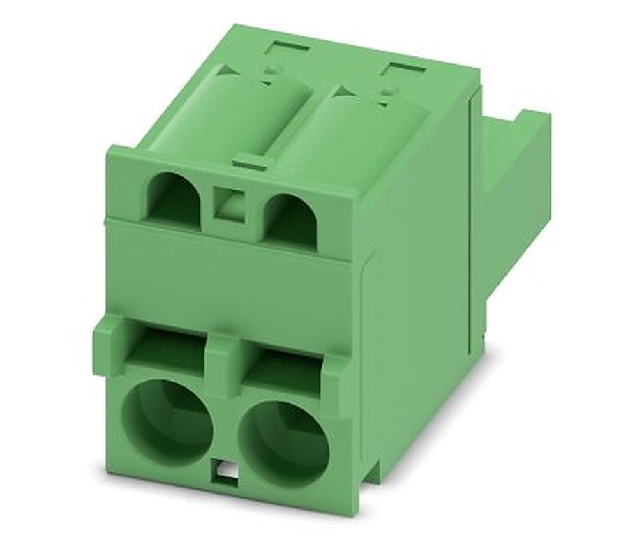 Phoenix Contact FKCS 2.5/2-ST-5.08 Series Pluggable Terminal Block, 2-Contact, 5.08 mm Pitch, 1 Row, 1975079