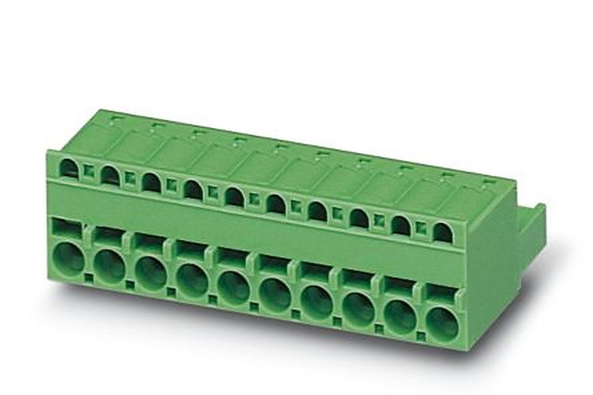 Phoenix Contact FKCS 2.5/20-ST-5.08 Series Pluggable Terminal Block, 20-Contact, 5.08 mm Pitch, 1 Row, 1975257