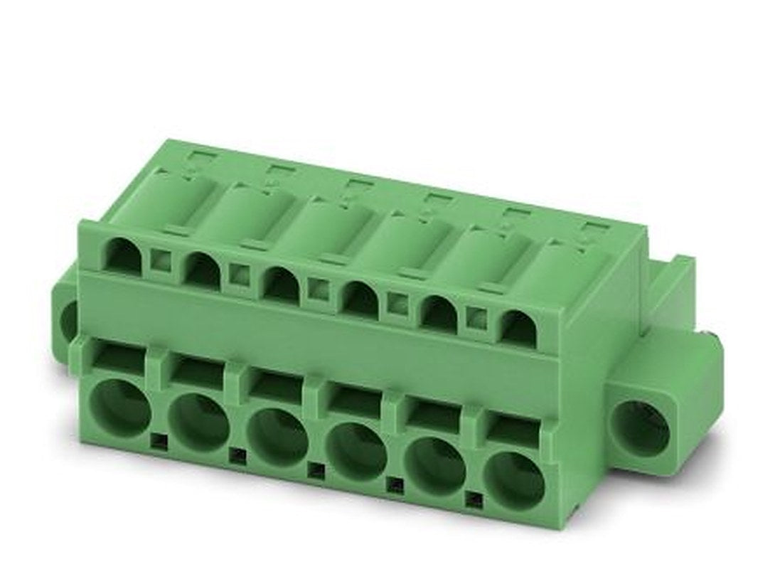 Phoenix Contact FKCS 2.5/6-STF-5.08 Series Pluggable Terminal Block, 6-Contact, 5.08 mm Pitch, 1 Row, 1975309