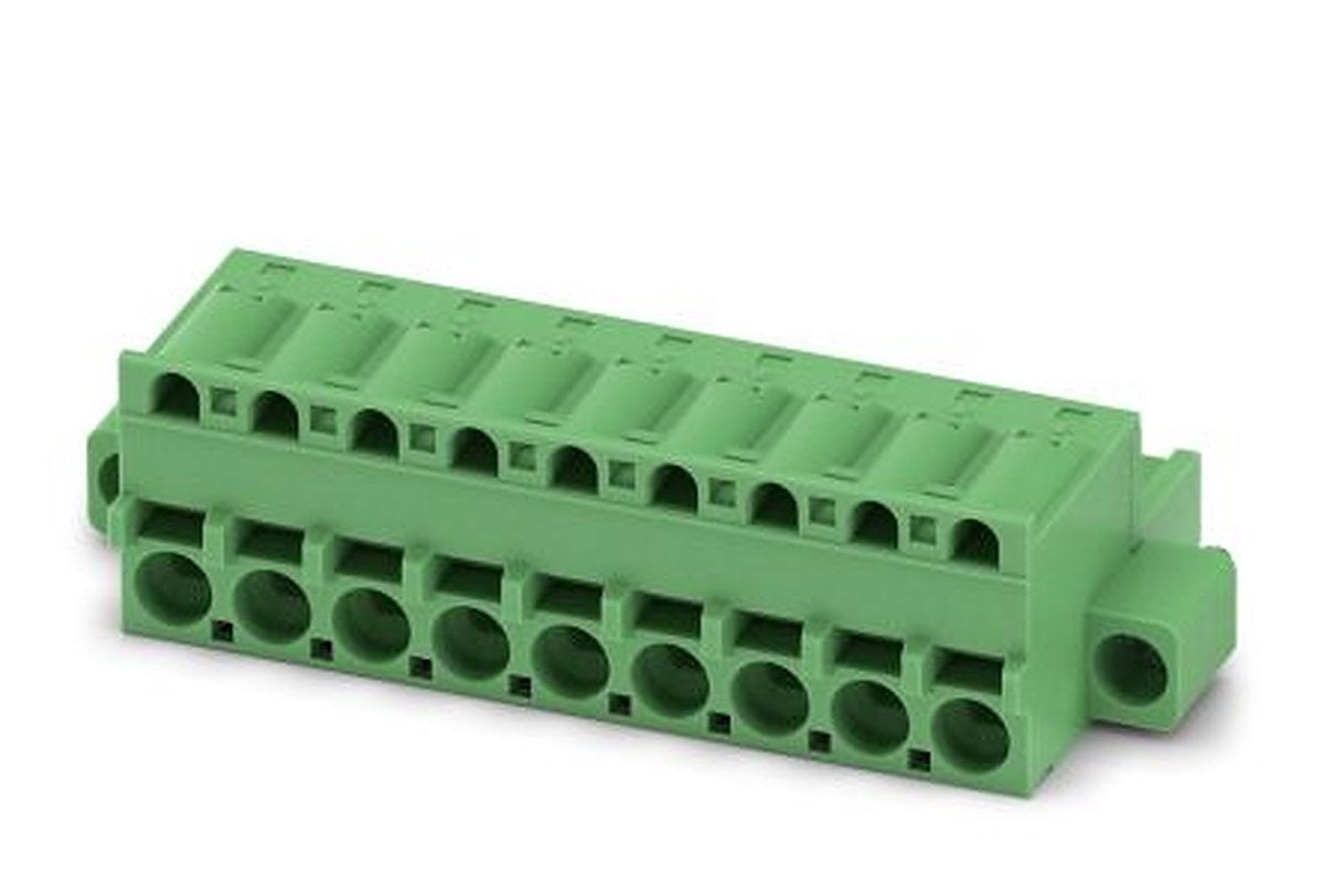 Phoenix Contact FKCS 2.5/9-STF-5.08 Series Pluggable Terminal Block, 9-Contact, 5.08 mm Pitch, 1 Row, 1975338