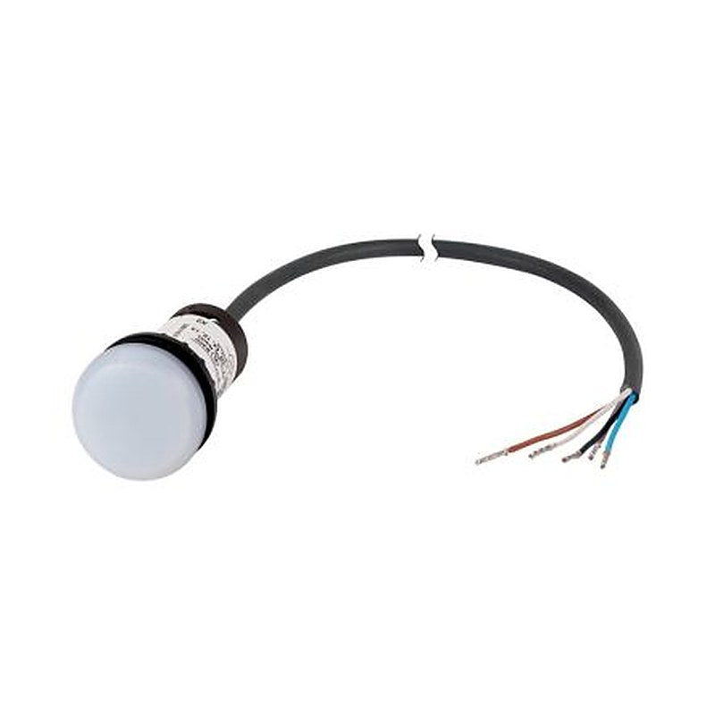 Eaton, C22, Panel Mount Blue, Green, Red, White, Yellow LED Indicator, 22.5 mm Cutout, Round, 24V