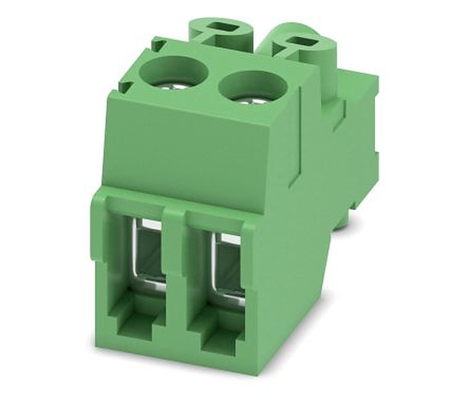 Phoenix Contact PT 1.5/ 2-PVH-3.5-A Series Pluggable Terminal Block, 2-Contact, 3.5 mm Pitch, 1 Row, 1984167