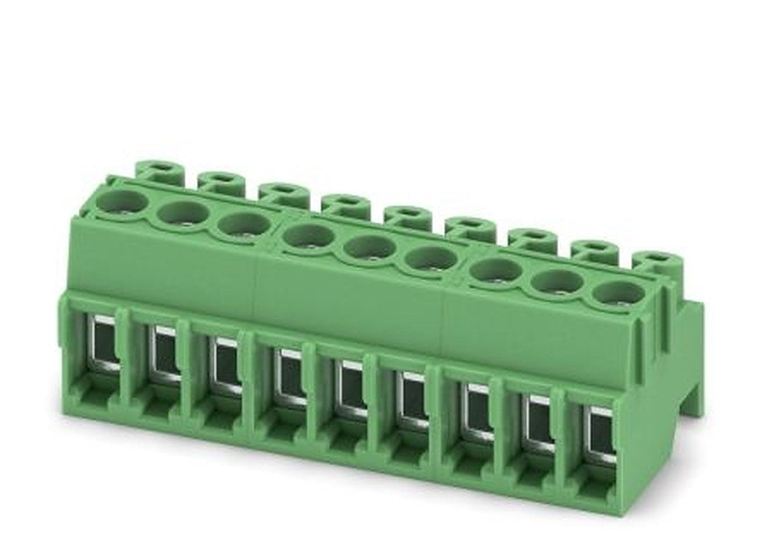Phoenix Contact PT 1.5/9-PH-3.5 Series Pluggable Terminal Block, 9-Contact, 3.5 mm Pitch, 1 Row, 1984387