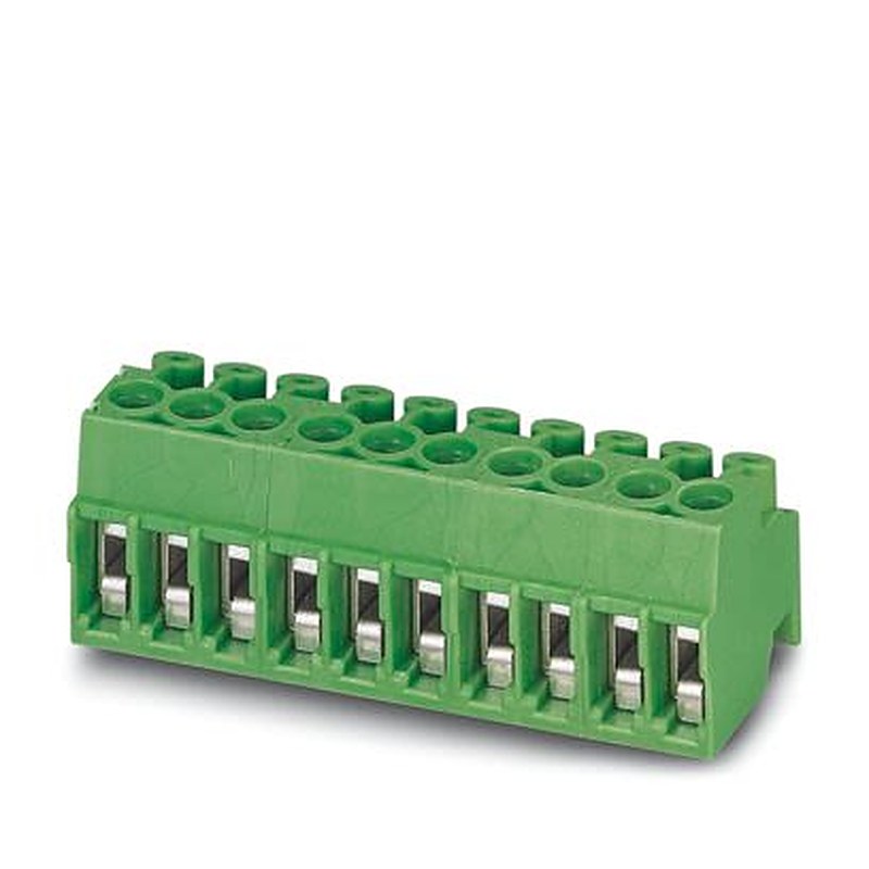 Phoenix Contact PCB Terminal Block, 4-Contact, 3.5 mm Pitch, Push-in, 1 Row Screw