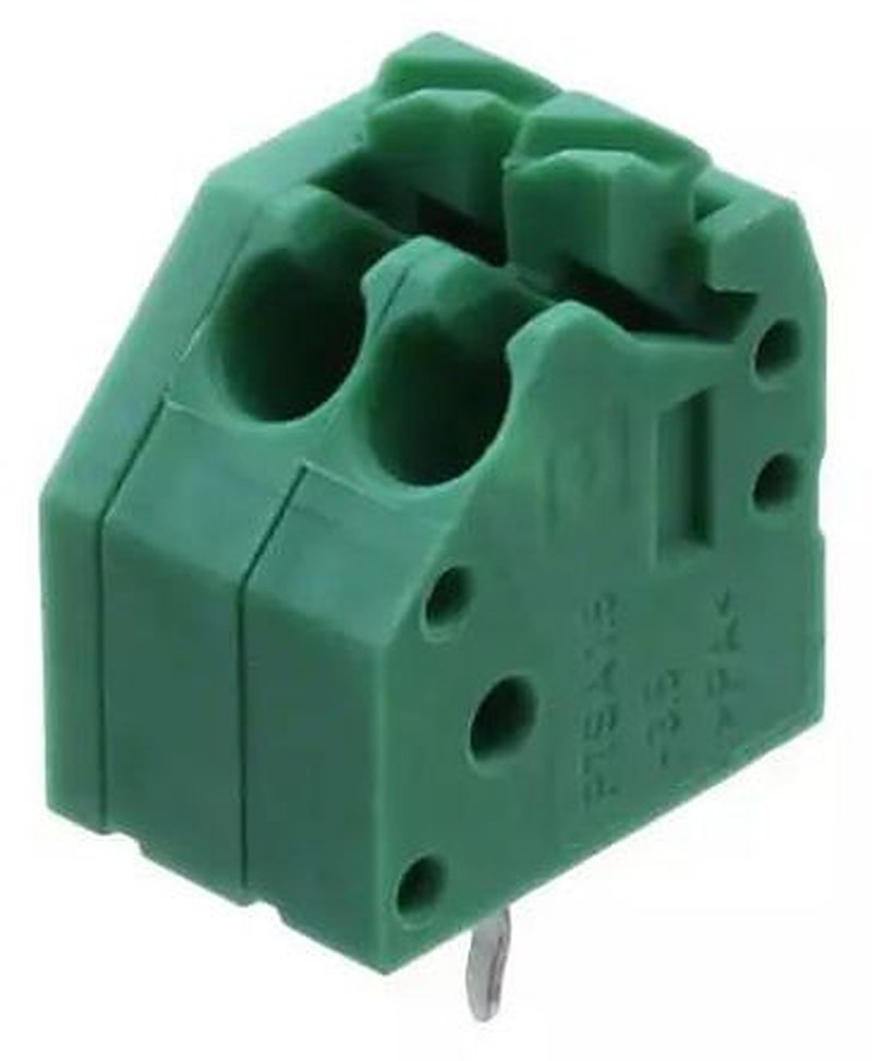 Phoenix Contact PTSA 1.5/2-3.5-Z Series 45° PCB Terminal Block, 2 Contact(s), 3.5 mm Pitch, 1 Row