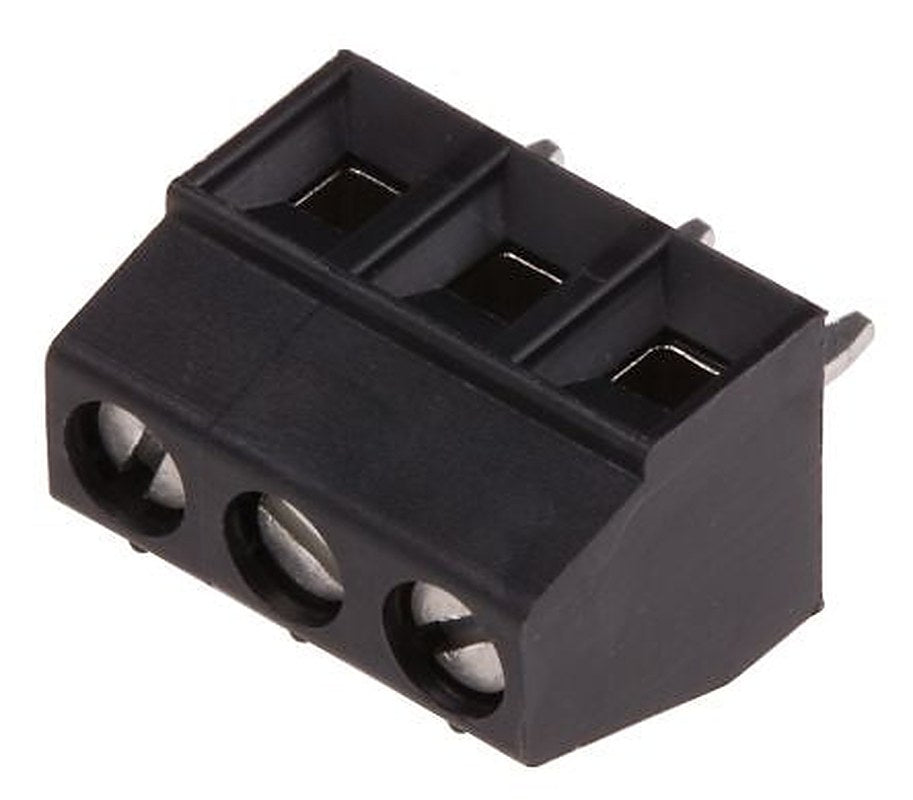 Phoenix Contact MKDS 1/3-3.81 HT BK Series Horizontal PCB Terminal Block, 3 Contact(s), 3.81 mm Pitch, 1 Row