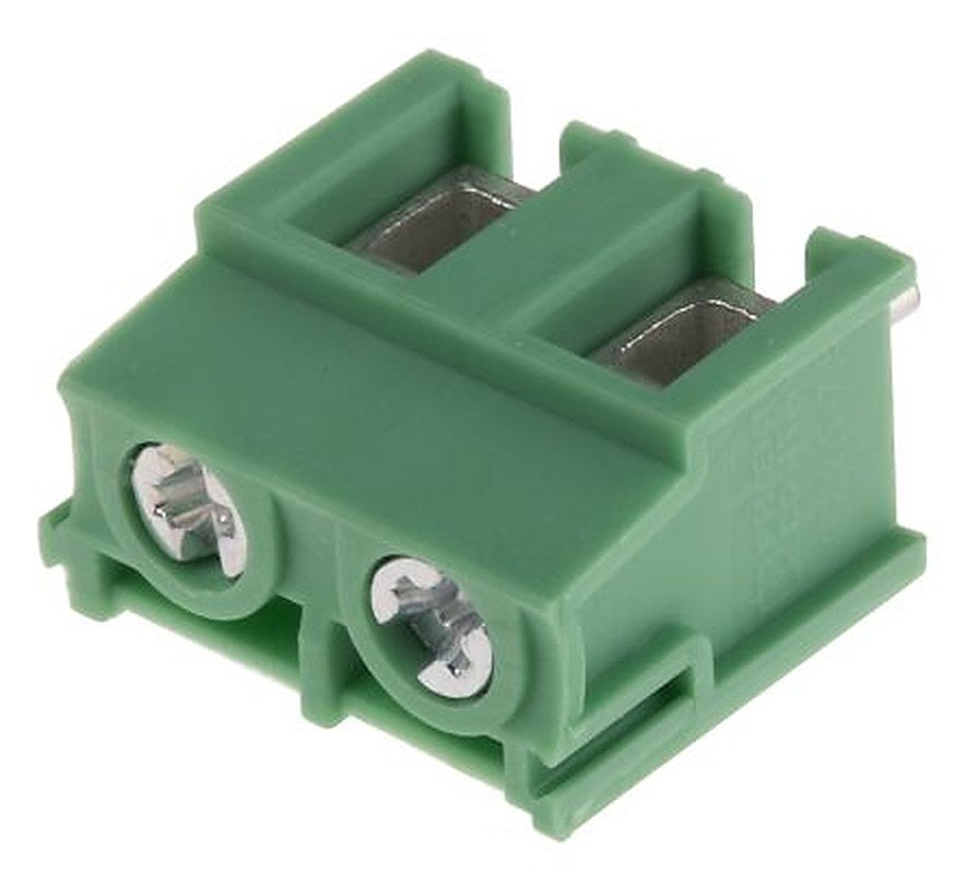 Phoenix Contact PT 2.5/2-7.5-H Series Horizontal PCB Terminal Block, 2 Contact(s), 7.5 mm Pitch, 1 Row