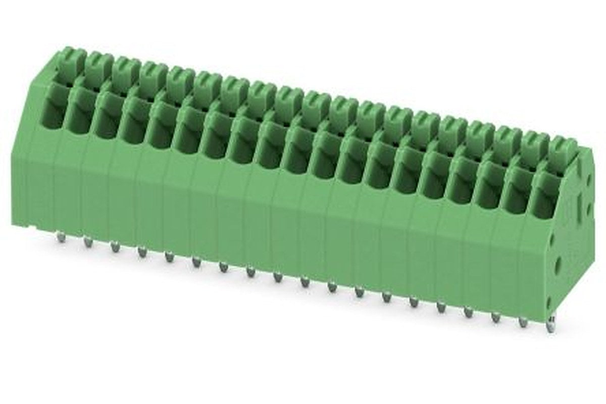 Phoenix Contact PTSA 0.5/19-2.5-F Series PCB Terminal Block, 19 Contact(s), 2.5 mm Pitch, 1 Row