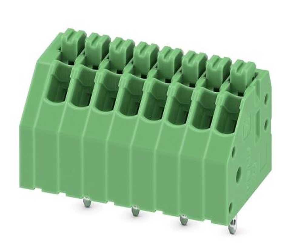 Phoenix Contact PTSA Series 45° PCB Terminal Block, 8 Contact(s), 2.5 mm Pitch, 1 Row