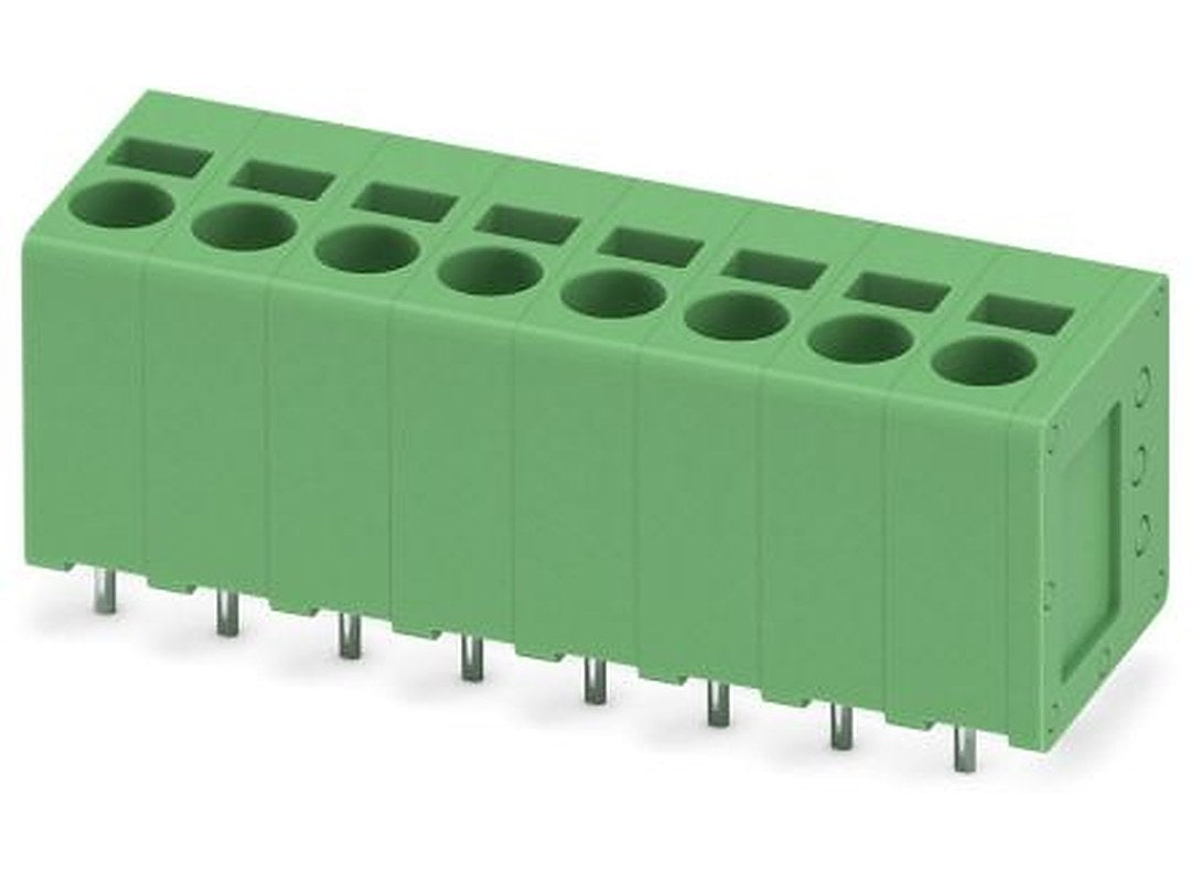 Phoenix Contact SPT 2.5/8-V-5.0 Series PCB Terminal Block, 8-Contact, 5 mm Pitch, 1 Row, 1991150