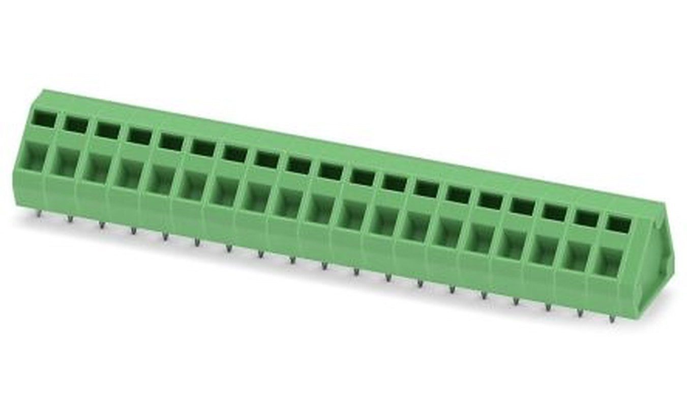 Phoenix Contact ZFKDSA 1.5-5.08-19 Series 45° PCB Terminal Block, 19 Contact(s), 5.08 mm Pitch, 1 Row