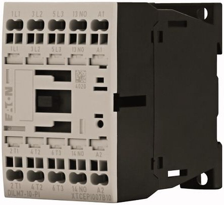 Eaton DILM Contactor, 24V ac Coil, 3-Pole, 3 kW, 1 NO, 690V