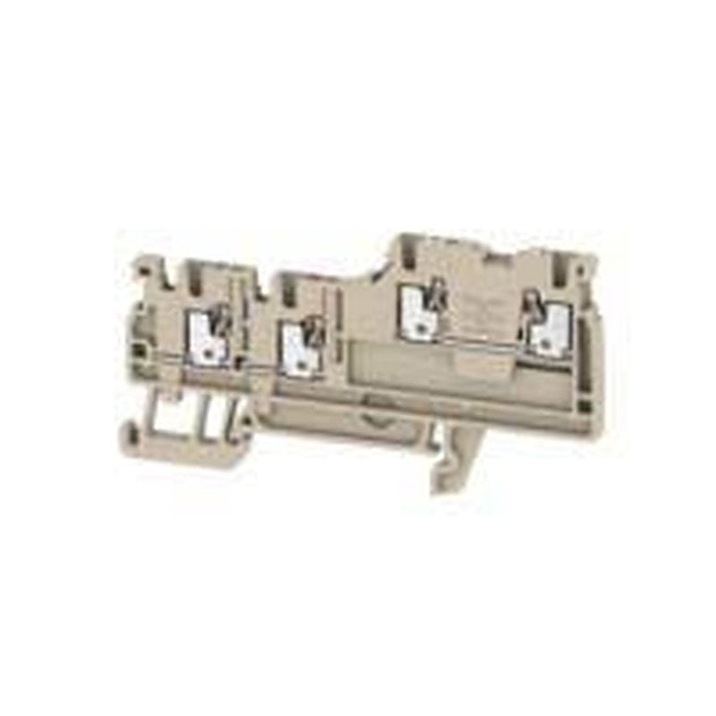 Weidmüller 1992260000 DIN Rail Terminal Block Beige, 1.5mm², 2-Level, Push-in