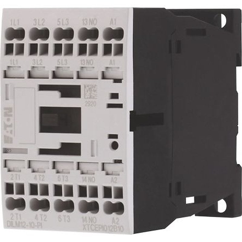 Eaton DILM Contactor, 230V ac, 240 V ac Coil, 3-Pole, 12 A, 5.5 kW, 1 NO, 690V