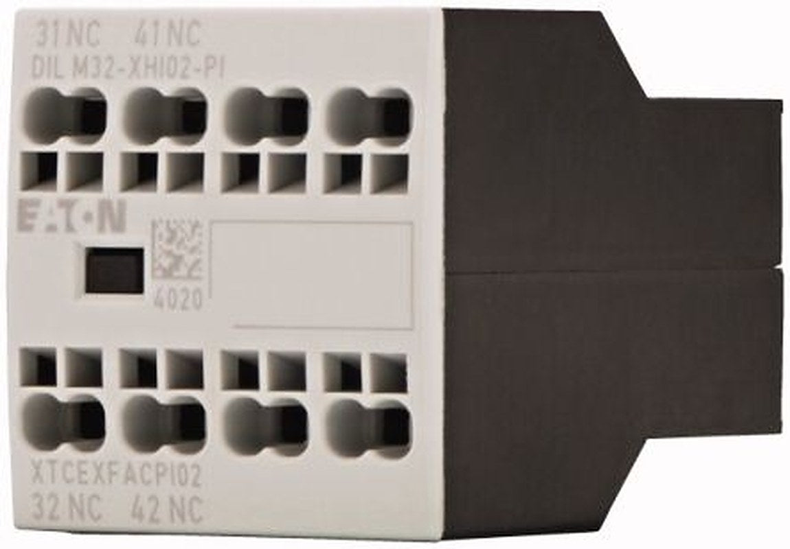 Eaton Auxiliary Contact, 2 Contact, 2 NC, DILM, Front Fixing, 16 A, 199310 DILM32-XHI02-PI