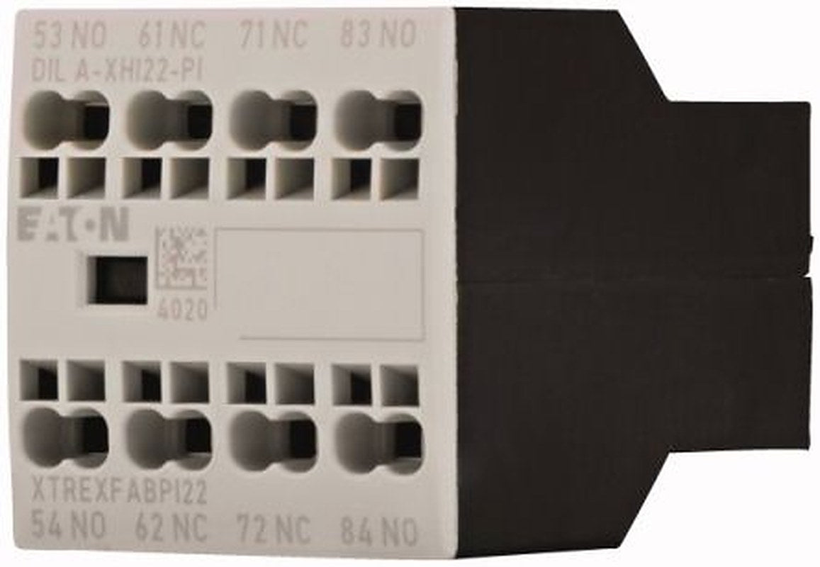 Eaton Auxiliary Contact, 4 Contact, 2 NO/2 NC, DILA, Front Fixing, 16 A, 199319 DILA-XHI22-PI
