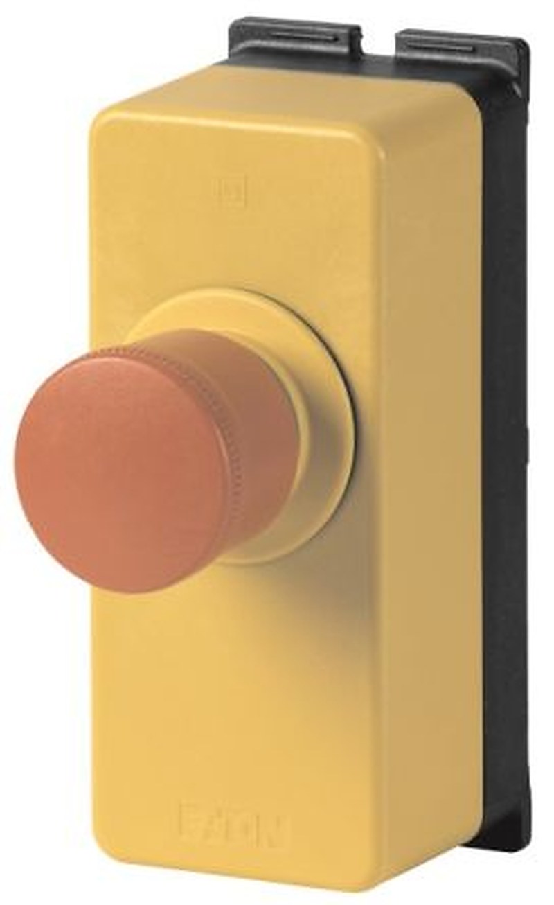 Eaton Pull Release Control Station Switch - 1 NO/1 NC, 1 Cutouts, Red, No, IP69, IP66, IP65