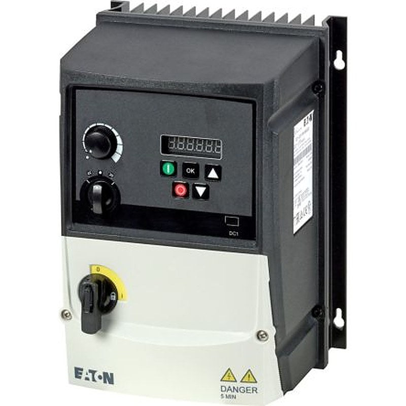 Eaton Variable Speed Drive, 2.2 kW, 1 Phase, VFD DC1 Series 10V 36 A