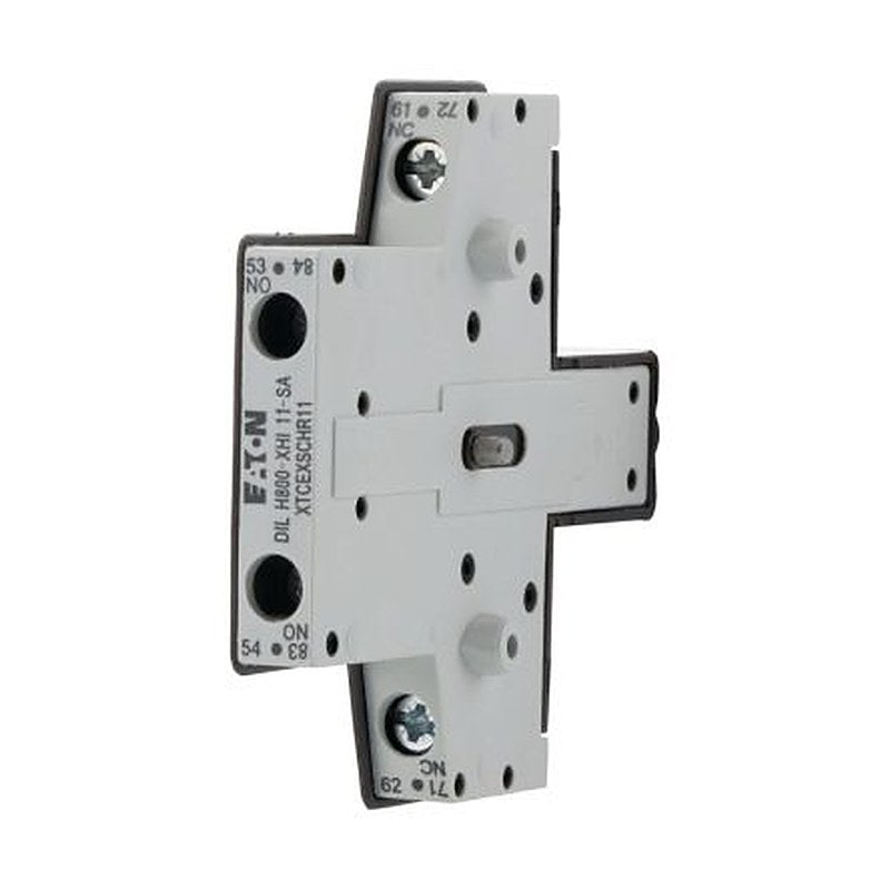Eaton Auxiliary Contact Module, 2 Contact, 1 NO/1 NC, DILH, Side, 199559 DILH800-XHI11-SA