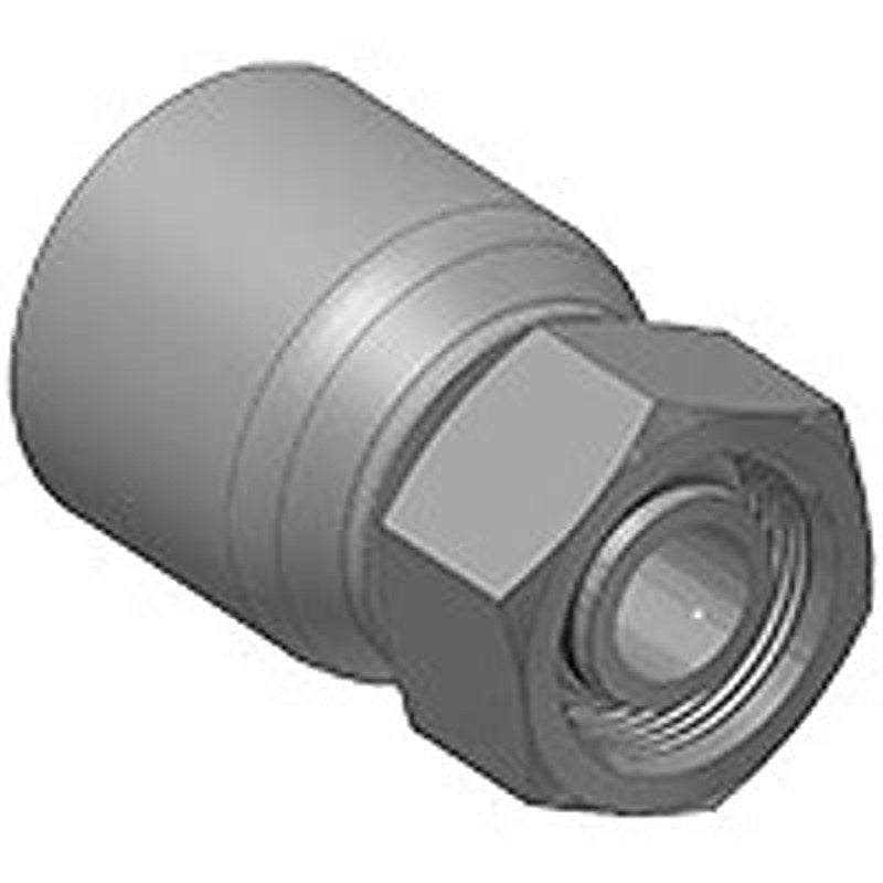 Parker 1C943-25-16 Hydraulic Fitting Female Metric, Steel, 1 in Hose ID