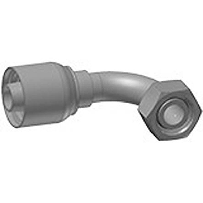 Parker, 1CF43-12-6 Steel Hydraulic Fitting, 90 °