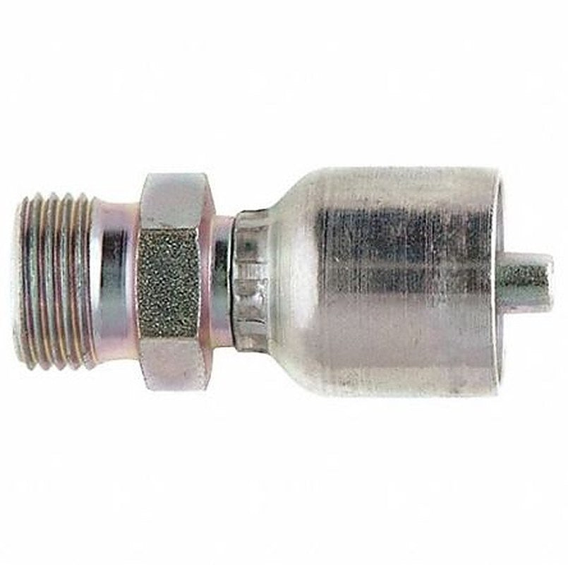 Parker 1D277-38-20 Hydraulic Fitting Male Metric, 24 °, Steel, 1.25 in Hose ID
