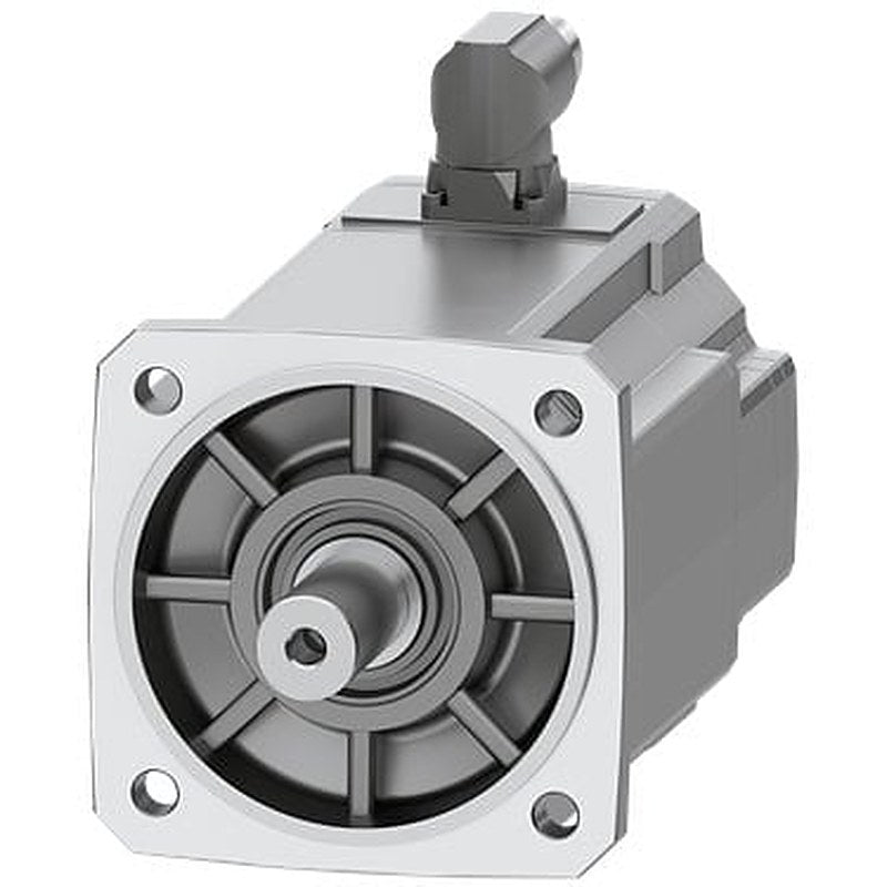 SIMOTICS S-1FK2 HD servo motor M0=9 Nm; PN = 2.3 kW at nN=3000 rpm (380-480 V); PN = 1.3 kW at nN=1500 rpm (200-240 V); degree of protection IP64; cylindrical shaft D24x50 mm; absolute encoder 22-bit + 12-bit multiturn (encoder AM22DQC); with OCC interface; plug size M23, rotatable;