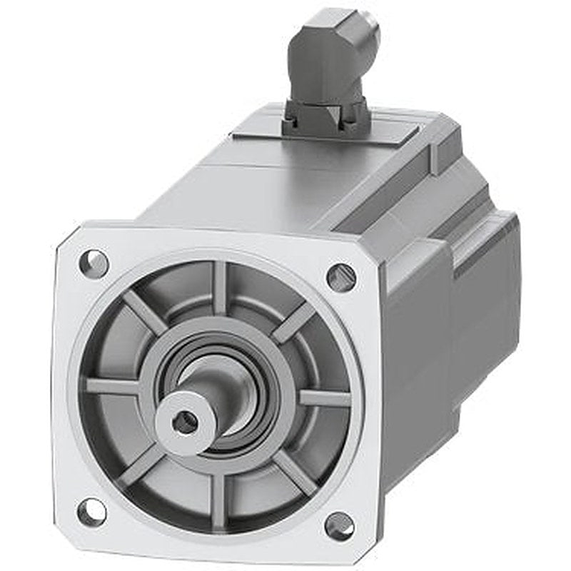 SIMOTICS S-1FK2 HD servo motor M0=9 Nm; PN = 2.3 kW at nN=3000 rpm (380-480 V); PN = 1.3 kW at nN=1500 rpm (200-240 V); with holding brake; degree of protection IP65; cylindrical shaft D24x50 mm; absolute encoder 22-bit + 12-bit multiturn (encoder AM22DQC); with OCC interface; plug size M23, rotatable;