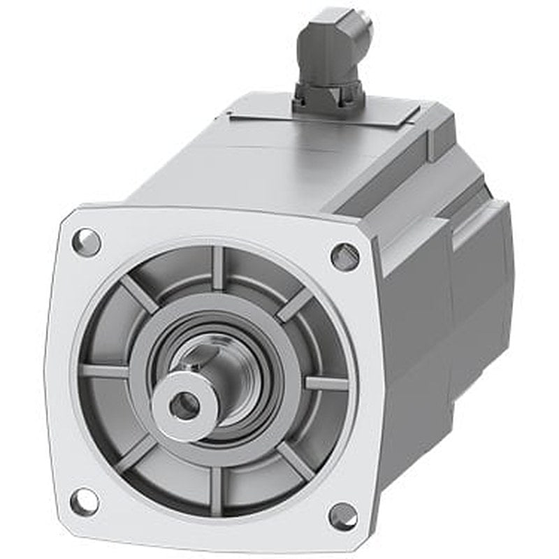 SIMOTICS S-1FK2 CT servo motor M0=22 Nm; PN = 3.55 kW at nN=2000 rpm (380-480 V); PN = 2.15 kW at nN=1000 rpm (200-240 V); with holding brake; degree of protection IP65; shaft D32x58 mm with feather key; absolute encoder 22-bit + 12-bit multiturn (encoder AM22DQC); with OCC interface; plug size M23, rotatable;
