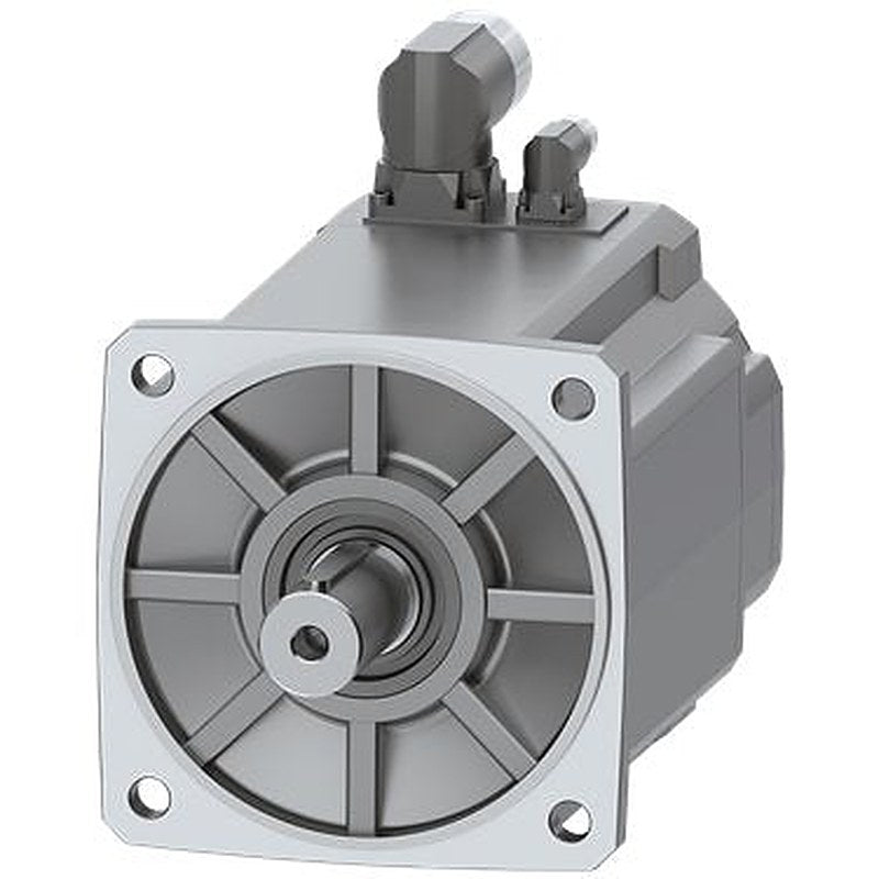 SIMOTICS S-1FK2 CT servo motor M0=50 Nm; PN = 7.1 kW at nN=2000 rpm (380-480 V); PN = 4.55 kW at nN=1000 rpm (200-240 V); degree of protection IP65; shaft D38x80 mm with feather key; absolute encoder single-turn 22-bit (encoder AS22DQC); with DRIVE-CLiQ plug M17; power connector size M40;