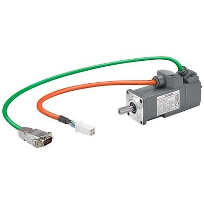 SIMOTICS S-1FL6 Operating voltage 230 V 3 AC PN=0.1 kW; NN=3000 rpm M0=0.32 Nm; MN=0.32 Nm Shaft height 20 mm Encoder absolute 20-bit (12-bit multi-turn) Smooth shaft Tolerance N without holding brake Degree of protection IP65 with sealing ring compatible with the converters SINAMICS V90