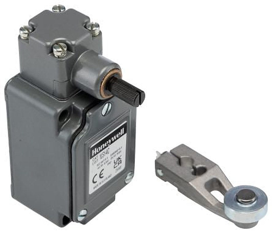 Honeywell LS Series Roller Lever Limit Switch, SPDT, IP67, Die Cast Zinc Housing, 240V, 10A