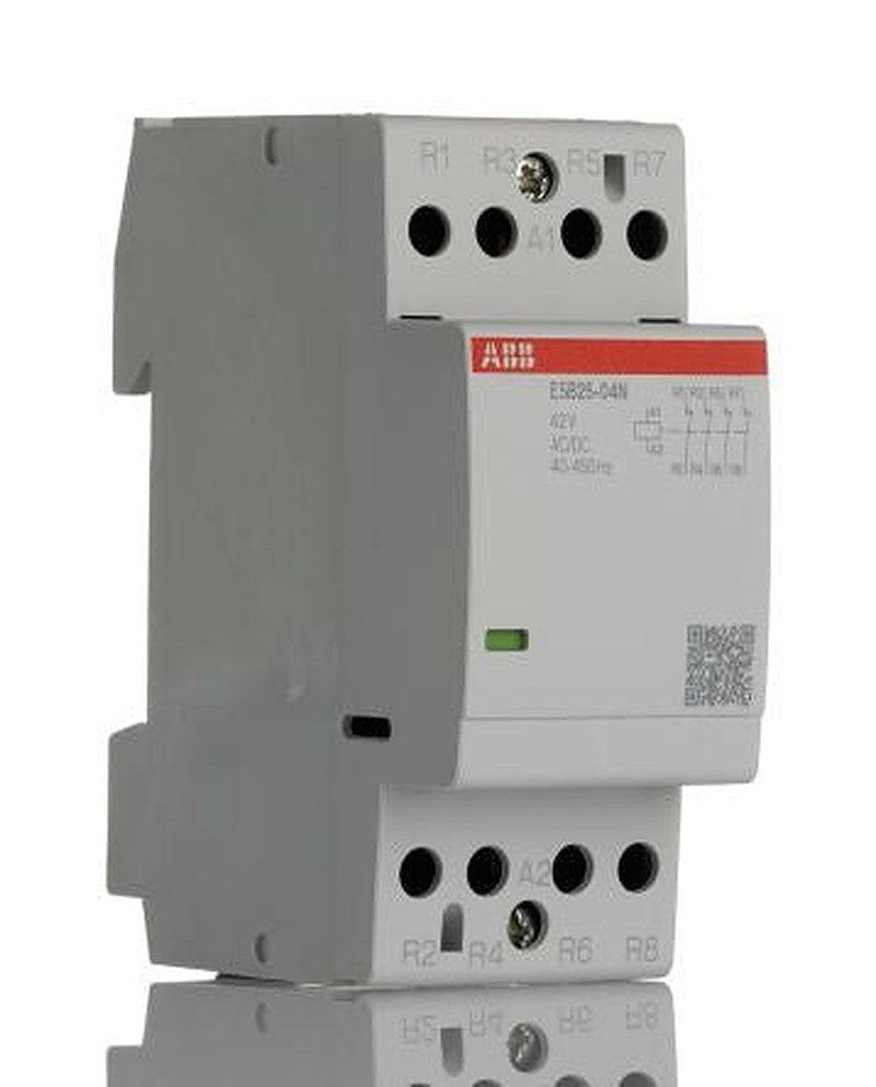 ABB ESB25 Contactor, 42V Coil, 4-Pole, 25 A, 17.3 kW 42V, 4 NC, 400V ac